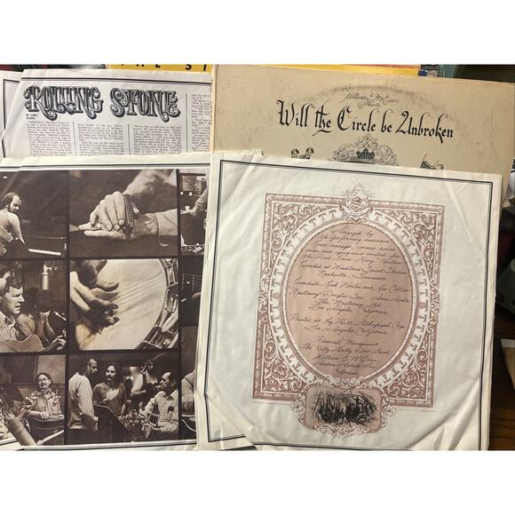 Nitty Gritty Dirt Band WILL THE CIRCLE BE UNBROKEN 3XLP 1977 ULTRASONIC CLEAN EX - Picture 7 of 16